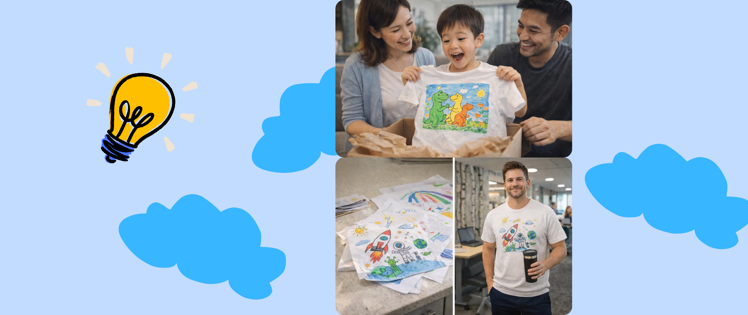 Preserved childhood memories on wearable art